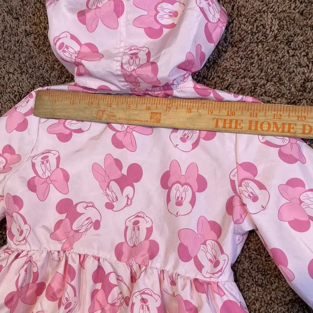 Toddler Girls' Disney Minnie Mouse Lightweight Jacket Size 4T